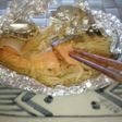 塩鮭と冷凍エノキのホイル焼き