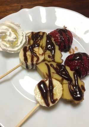 イチゴと伊達巻のスイーツ-レシピのメイン写真