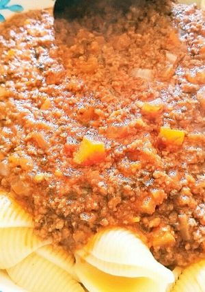 作り置きや大量消費に☆ミートソースパスタ-レシピのメイン写真
