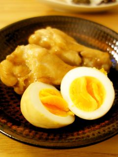 我が家で人気・鶏手羽元と卵の甘辛煮♪-レシピのメイン写真
