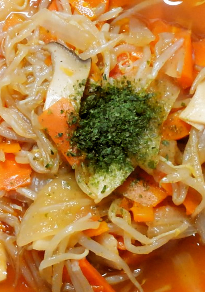 野菜たっぷり☆もやしと野菜のソース炒め煮-レシピのメイン写真