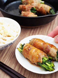 豚ばら肉のわけぎ巻き-レシピのメイン写真