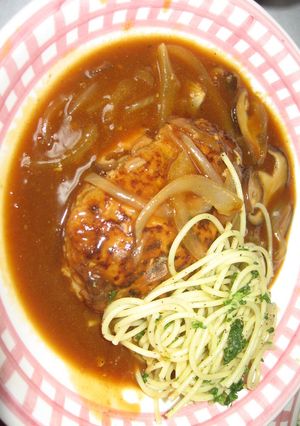 煮込みハンバーグ-レシピのメイン写真