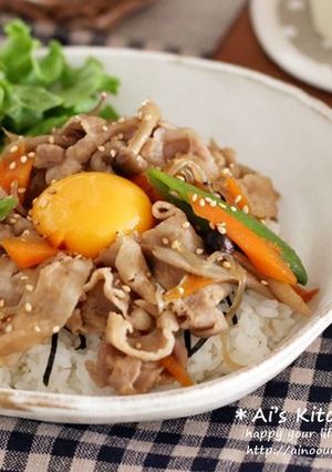 こくうまきんぴら丼♡-レシピのメイン写真
