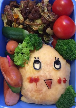 ☆キャラ弁☆ふなっしー-レシピのメイン写真