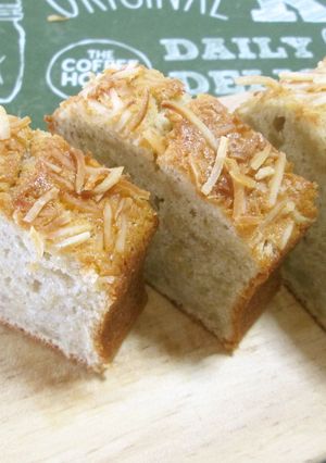 ダブルココナッツのバナナパウンドケーキ-レシピのメイン写真