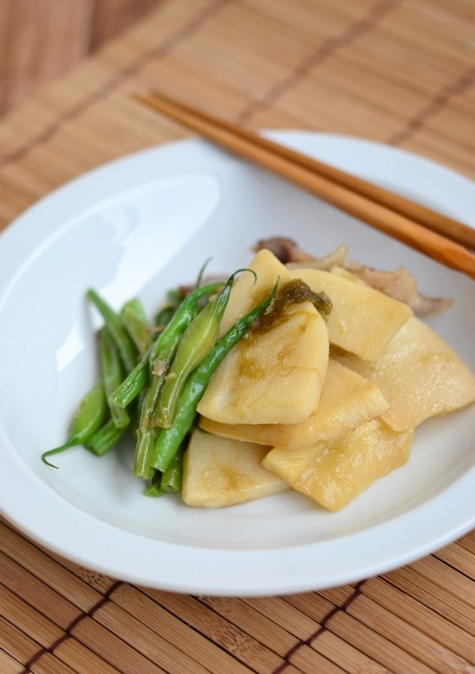 たけのこととろろ昆布の炒め煮【作りおき】-レシピのメイン写真