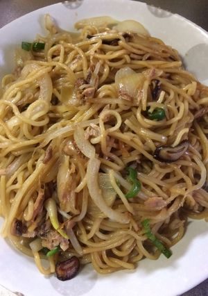 ツナ焼きそば-レシピのメイン写真