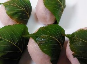 道明寺粉も手作り　一からの桜餅-レシピのメイン写真
