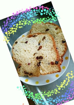 ドライフルーツたっぷりふわふわパン-レシピのメイン写真