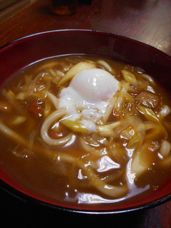 温玉カレーうどん-レシピのメイン写真