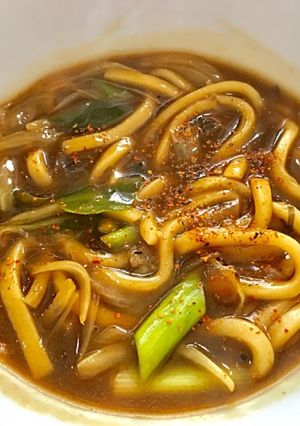 すき焼きの残りで☆超簡単カレーうどん-レシピのメイン写真