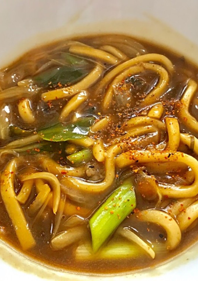 すき焼きの残りで☆超簡単カレーうどん-レシピのメイン写真