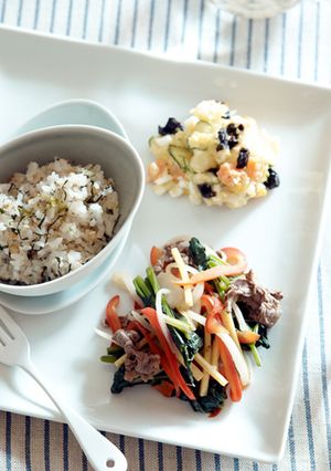 牛肉と彩り野菜の鉄わん炒めのセット-レシピのメイン写真