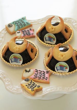 * 子供の日 ♡ 兜のムースケーキ♪-レシピのメイン写真