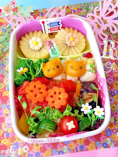 トマト煮込みハンバーグ♡こどもの日弁当-レシピのメイン写真