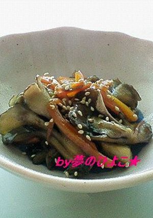 お弁当にも～舞茸と人参の簡単！キンピラ-レシピのメイン写真