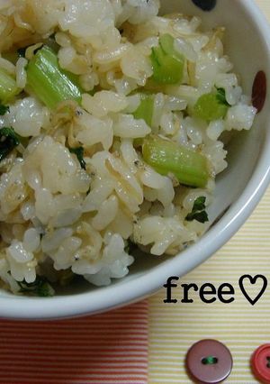 かぶの葉で♪じゃこ菜飯-レシピのメイン写真