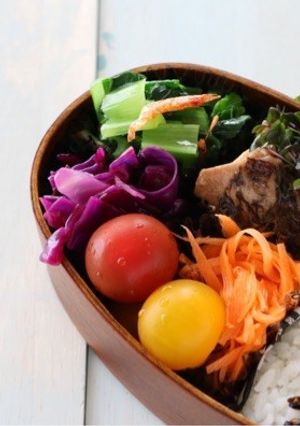 簡単スキマお弁当おかず青梗菜のレンジ炒め-レシピのメイン写真