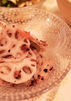 蓮根の梅肉和え-レシピのメイン写真