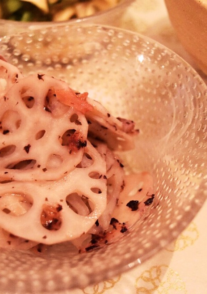 蓮根の梅肉和え-レシピのメイン写真