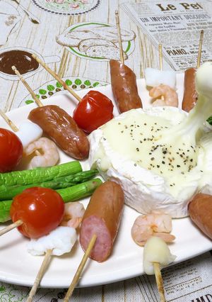 【簡単】カマンベールチーズフォンデュ♪-レシピのメイン写真