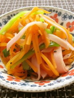 ハムと野菜の温マリネ-レシピのメイン写真