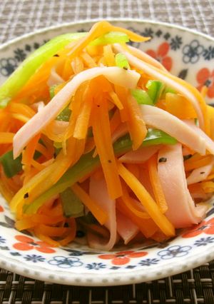ハムと野菜の温マリネ-レシピのメイン写真