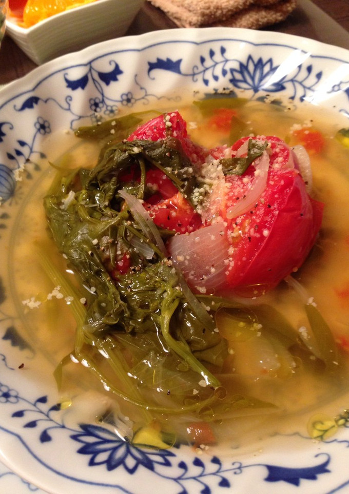 丸ごとトマトのスープ-レシピのメイン写真