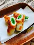 ちくわにスナップえんどう♫さっと焼き