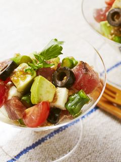 かつおのグラスサラダ-レシピのメイン写真