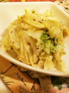 春キャベツの粒マスタードサラダ-レシピのメイン写真