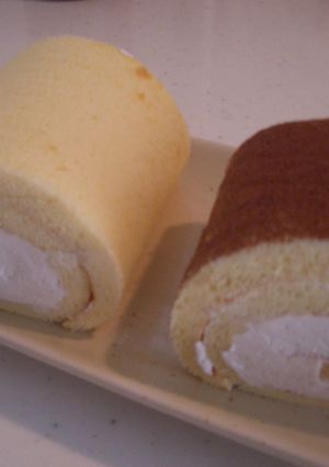フワフワ幸せロールケーキ♡栗のクリームで-レシピのメイン写真