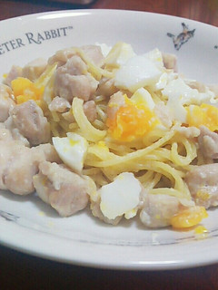 親子パスタ-レシピのメイン写真