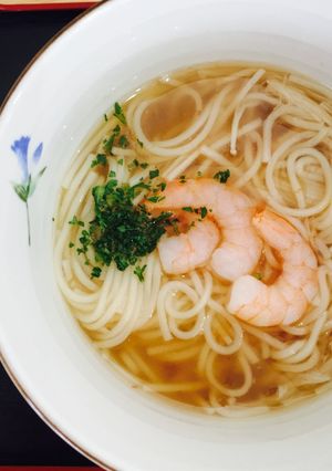 日本の素麺で海老入り台湾麺線＊ランチに◎-レシピのメイン写真