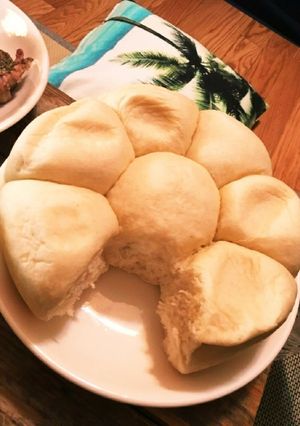 材料3つのシンプル炊飯器パン-レシピのメイン写真