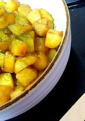 新じゃがのおつまみ照焼き☆抹茶仕立て-レシピのメイン写真