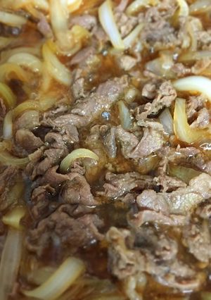 牛丼（水を入れない）-レシピのメイン写真