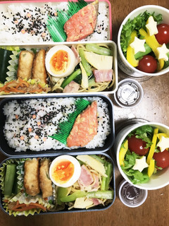 とりつくねと和風パスタ弁当-レシピのメイン写真