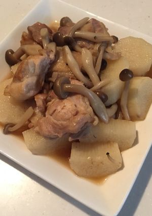 長芋と鶏肉の炒め煮-レシピのメイン写真