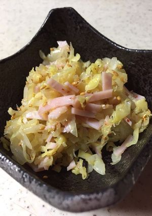 茹でキャベツの生姜醤油-レシピのメイン写真