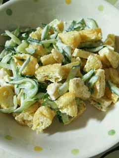 きゅうりと油揚げの和物-レシピのメイン写真