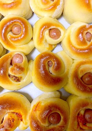簡単ふわふわなソーセージちぎりパン-レシピのメイン写真