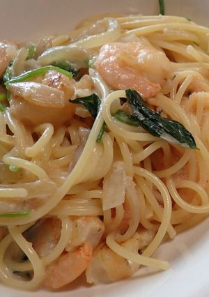 牛乳でクリーム明太子パスタ！-レシピのメイン写真