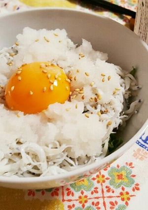 居酒屋で出てきそうな…しらす丼♪♪-レシピのメイン写真