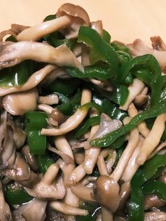 きのことピーマンの和風中華炒め-レシピのメイン写真
