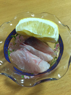 お刺身サワラの塩レモン-レシピのメイン写真
