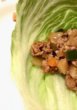 肉味噌のレタス巻き-レシピのメイン写真