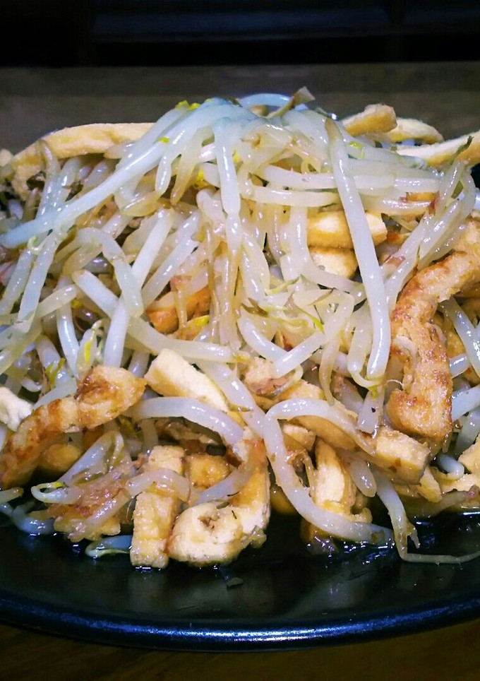 ☆簡単すぎ♪♪もやしと油あげの酢のもの☆-レシピのメイン写真
