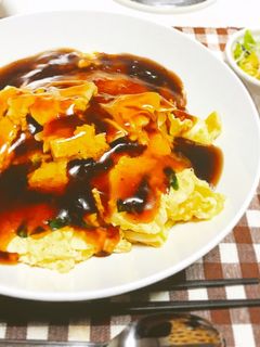 卵ニラもやし豆腐炒めあんかけ-レシピのメイン写真